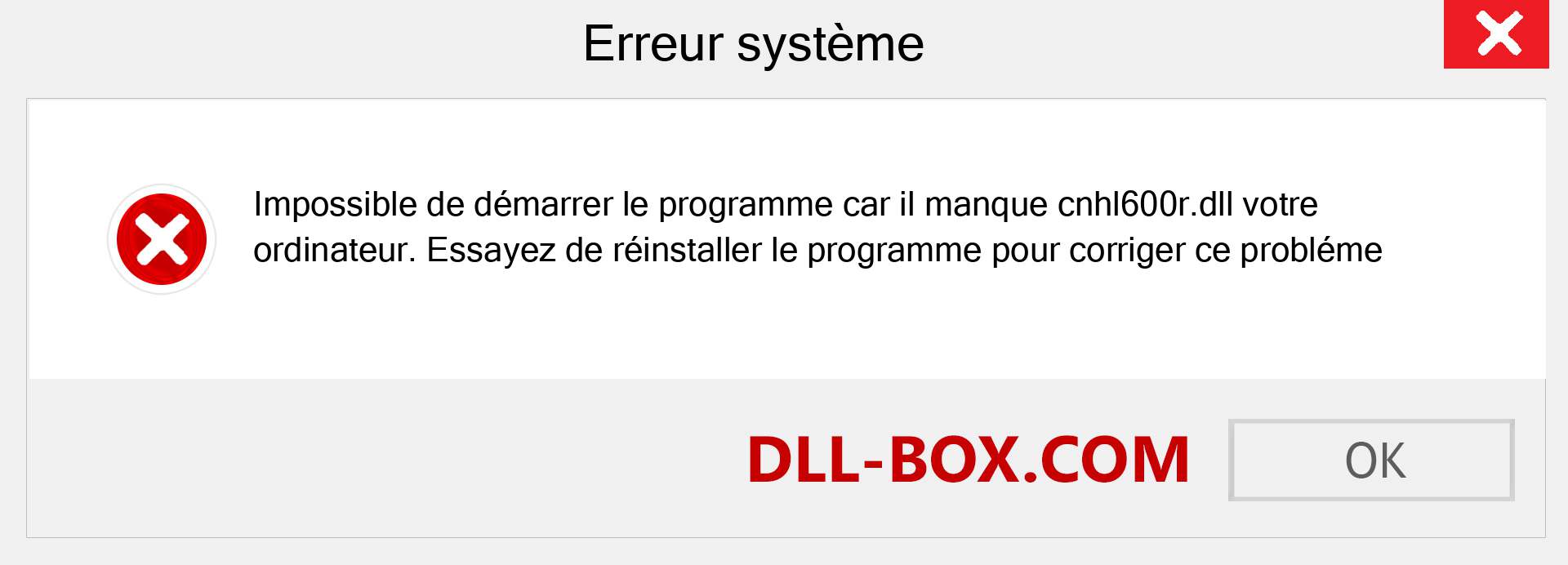 Le fichier cnhl600r.dll est manquant ?. Télécharger pour Windows 7, 8, 10 - Correction de l'erreur manquante cnhl600r dll sur Windows, photos, images